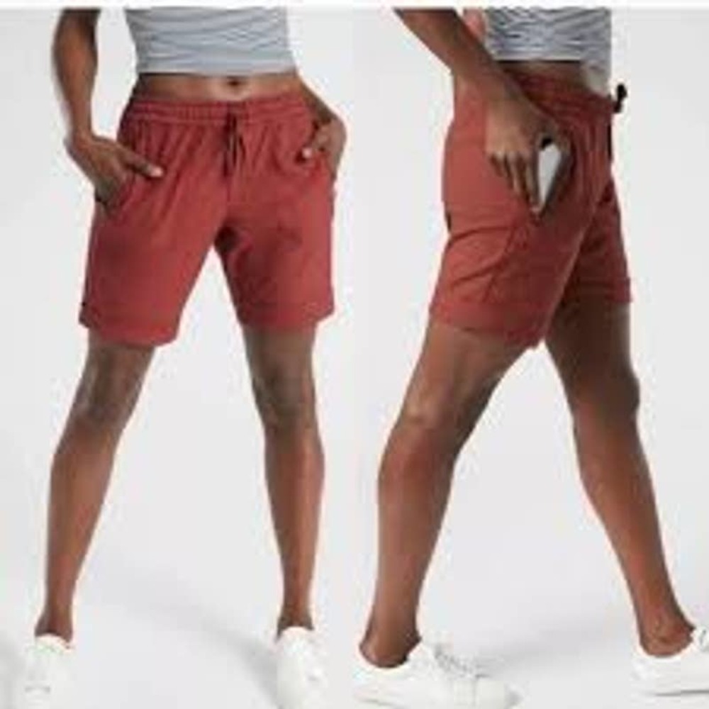 Athleta Farallon zip pocket Women's Rust Shorts